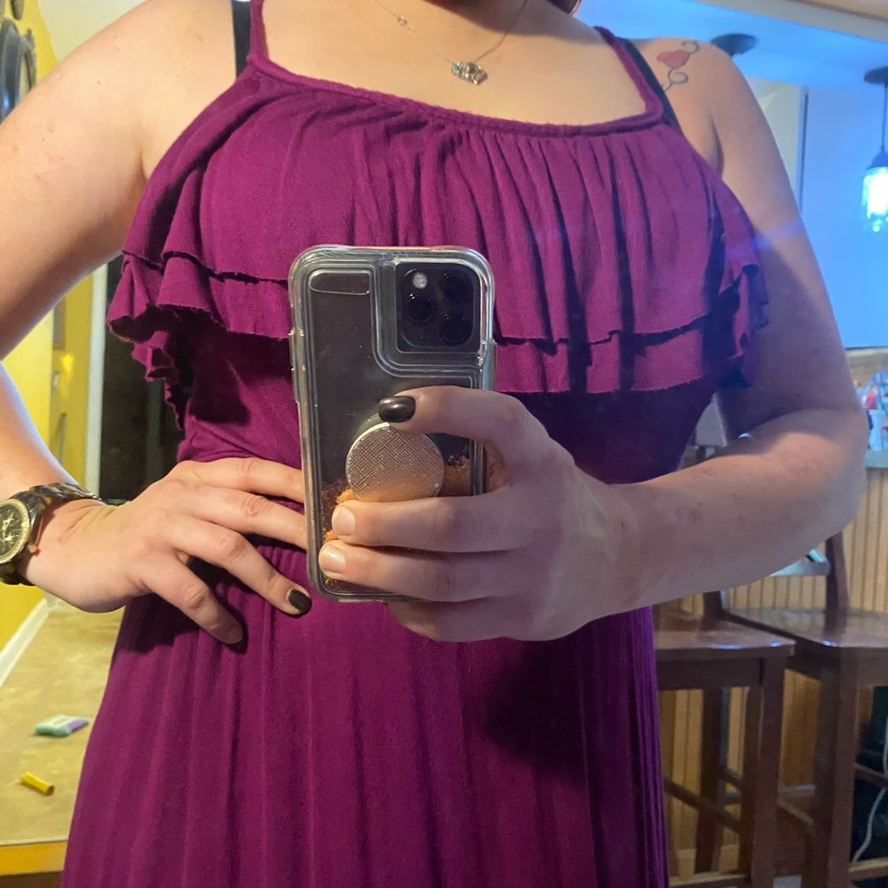 Purple dress